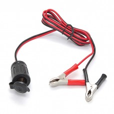 Гнездо-переходник прикуривателя 12V  на кабеле 6&quot;