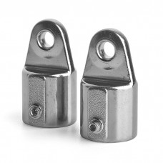 Наконечник рамы тента  7/8&quot;, сталь хромированная