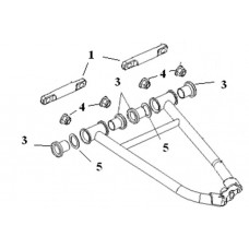 Комплект втулок для верхних рычагов(SM-08181,SM-08182) Polaris SM-08278