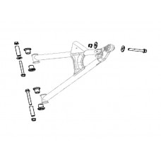 Комплект втулок для нижних  рычагов (SM-08207, SM-08208) Polaris SM-08227