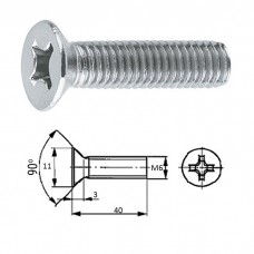 пот.гол M6X 40 нерж.A2