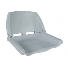 Сиденье пластмассовое складное Folding Plastic Boat Seat серое