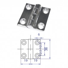 Петля прямоугольная неразъемная 1-1/2&quot;х1-1/2&quot;